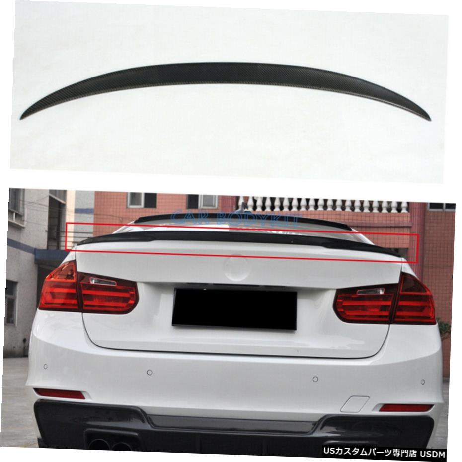 エアロパーツ BMW 3Series F30 M3 F80 2012から17カーボンファイバーリアトランクブーツリップウイングスポイラーのために For BMW 3Series F30 M3 F80 2012-17 Carbon Fiber Rear Trunk Boot Lip Wing Spoiler 【並行輸入品】｜カスタムパーツ WORLD倉庫 81,857円