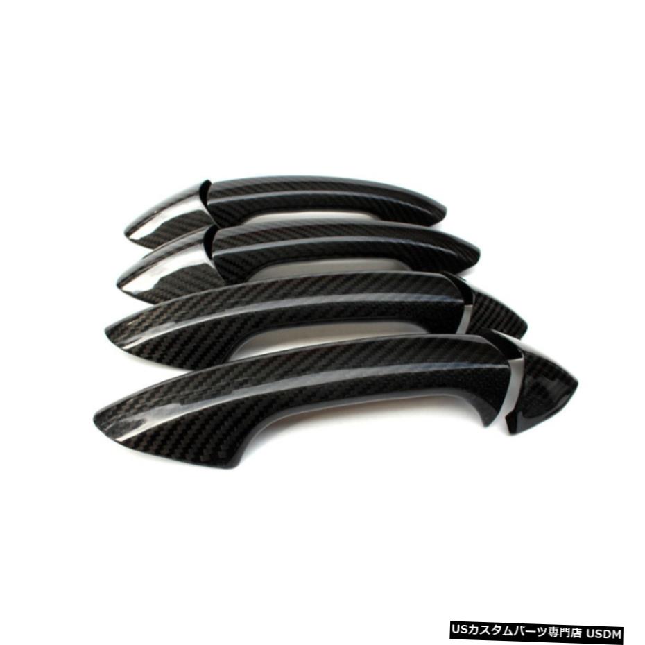 エアロパーツ RHDカーボンファイバーサイドドアハンドルカバートリムのためにメルセデスC / E / S / CLSクラスAMG GT RHD Carbon Fiber Side Door Handle Cover Trim For Mercedes C/E/S/CLS Class AMG GT 【並行輸入品】