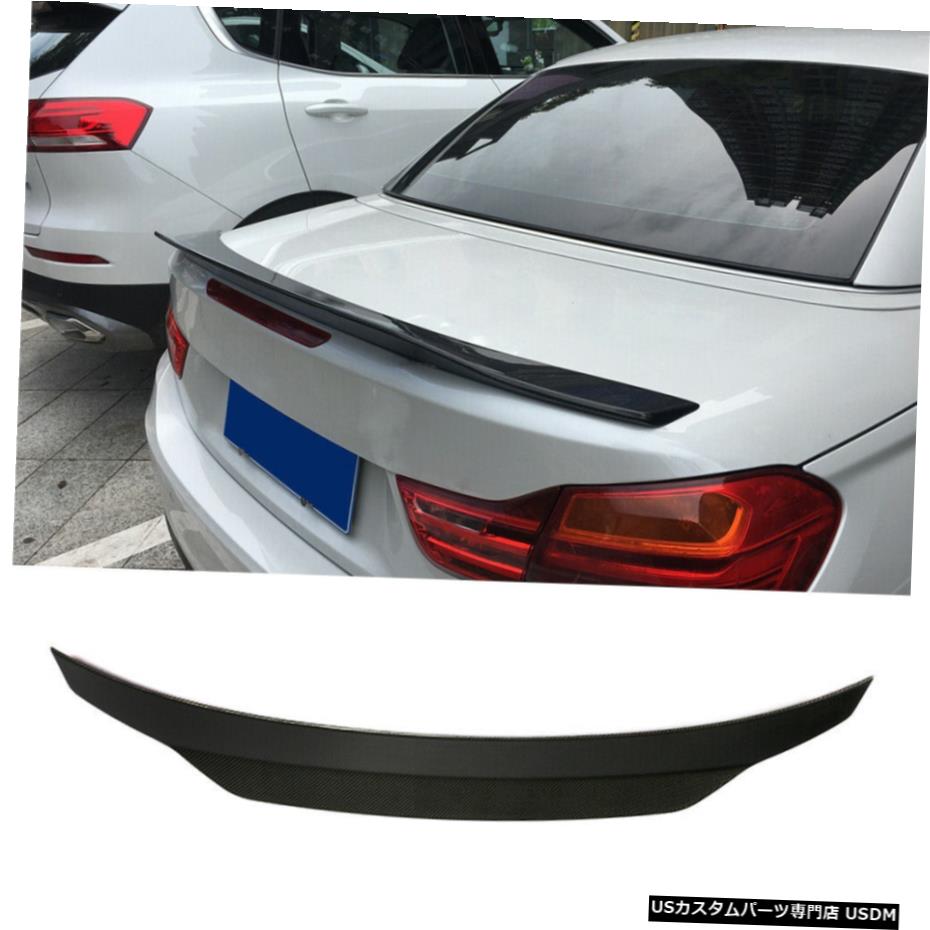 エアロパーツ BMW 4シリーズF33 F83 M4 14-19カーボンファイバーリアトランクスポイラーブートウイングリップのために For BMW 4 Series F33 F83 M4 14-19 Carbon Fiber Rear Trunk Spoiler Boot Wing Lip 【並行輸入品】 89,419円