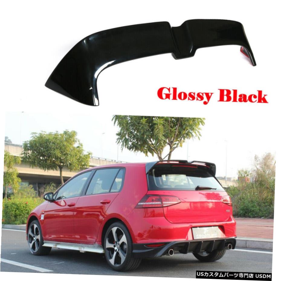 エアロパーツ リアルーフスポイラーウイングについてはフォルクスワーゲンVW GOLF 7 VII 7 GTI＆＃038; R 14-17グロッシーブラック Rear Roof Spoiler Wing For Volkswagen VW GOLF 7 VII 7 GTI &R 14-17 Glossy Black 【並行輸入品】