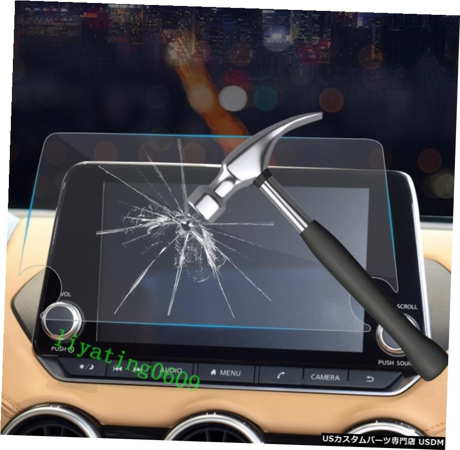 エアロパーツ 車の表示強化ガラススクリーンプロテクターフィルムフィット感のための日産セントラ2020 Car display Tempered Glass Screen Protector Film Fit For Nissan Sentra 2020 【並行輸入品】