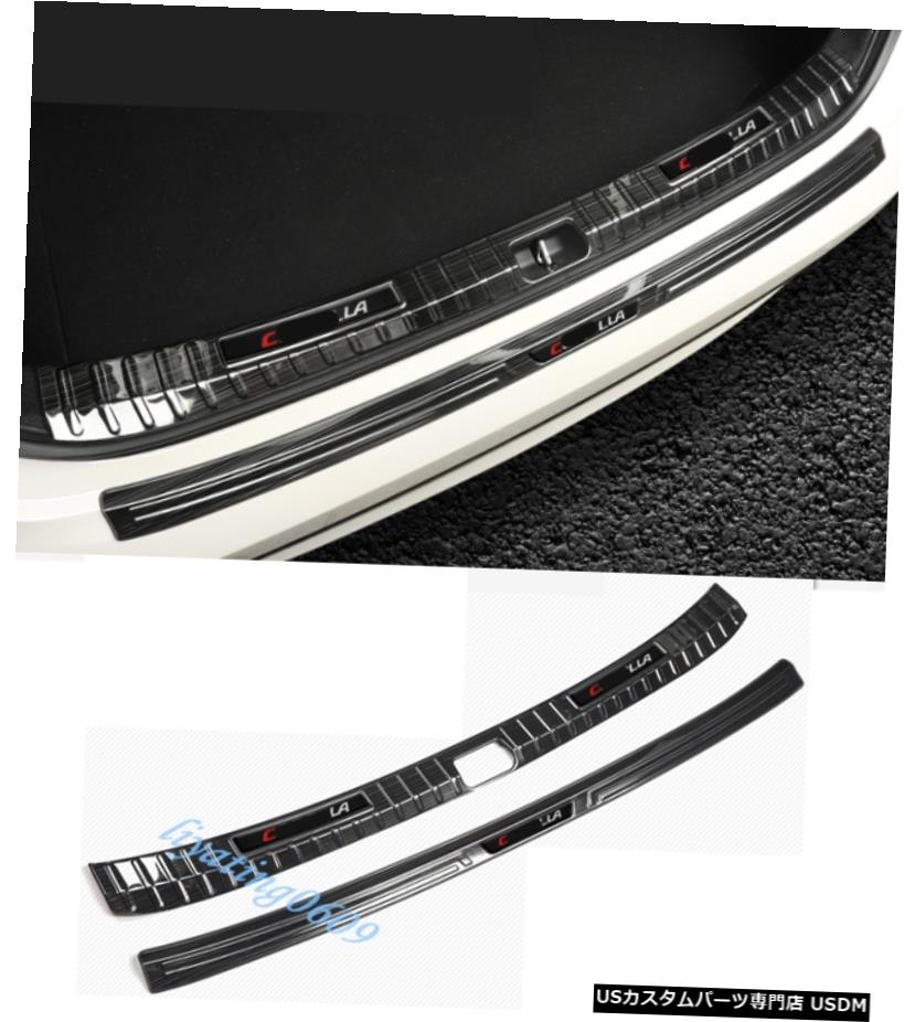 エアロパーツ トヨタカローラハッチバック2019用ブラックチタンリアバンパーガードシルプレート Black titanium Rear Bumper Guard Sill Plate For Toyota Corolla Hatchback 2019 【並行輸入品】｜カスタムパーツ WORLD倉庫