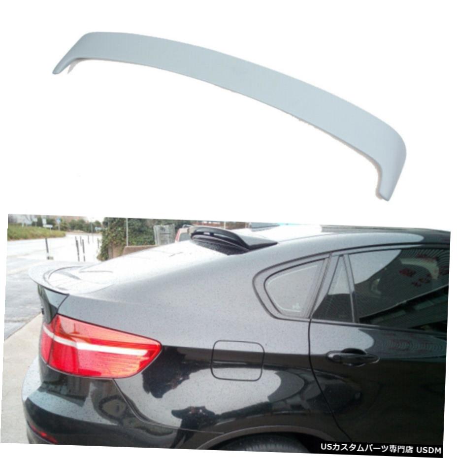 エアロパーツ BMW X6 E71 X6M 2008年から2014年の工場のための未塗装リアルーフスポイラートランクウィングフィット Unpainted Rear Roof Spoiler Trunk Wing Fit for BMW X6 E71 X6M 2008-2014 Factory 【並行輸入品】|カスタムパーツ WORLD倉庫
