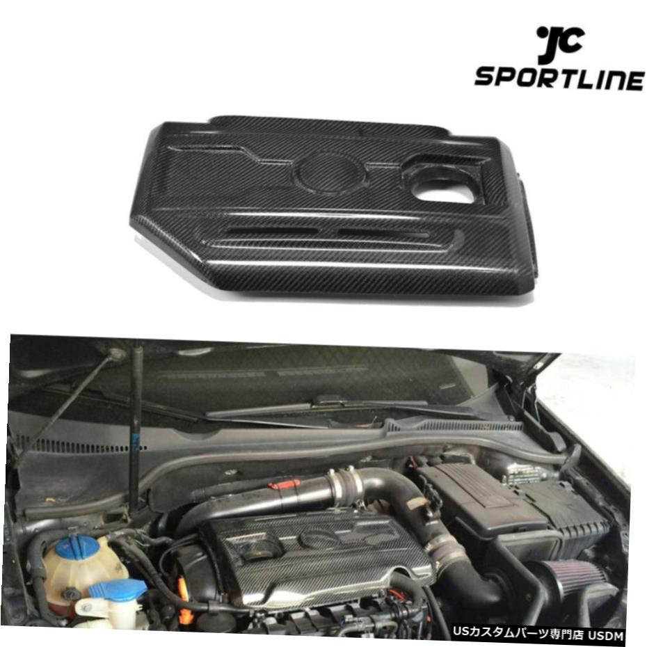 エアロパーツ エンジンフードフレームトリム修理のためのゴルフ6 GTI MK6シロッコ2009年から2010年カーボンファイバー Engine Hood Frame Trim Refit For Golf 6 GTI MK6 Scirocco 2009-2010 Carbon Fiber 【並行輸入品】