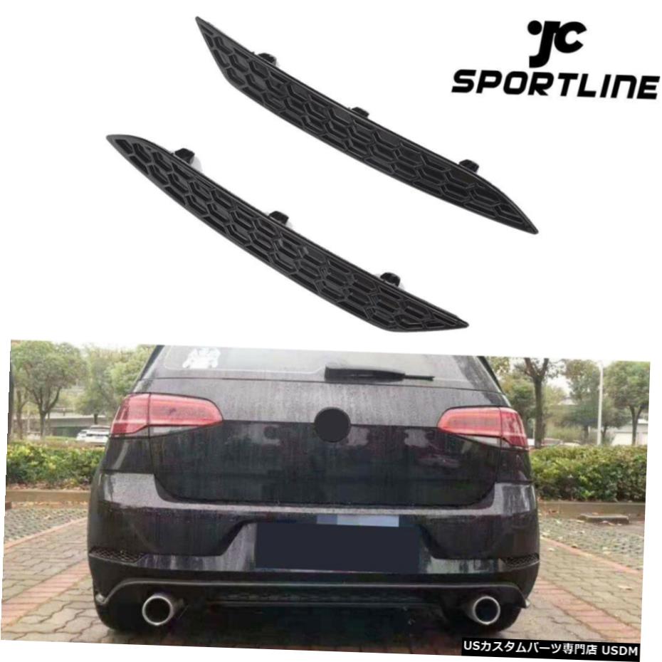 エアロパーツ リアフォグリフレクターハニカムトリムフィット感のためのVWゴルフ7.5 MK7.5 GTI / Rフォルクスワーゲン Rear Fog Reflector Honeycomb Trim Fit For VW Golf 7.5 MK7.5 GTI/R Volkswagen 【並行輸入品】