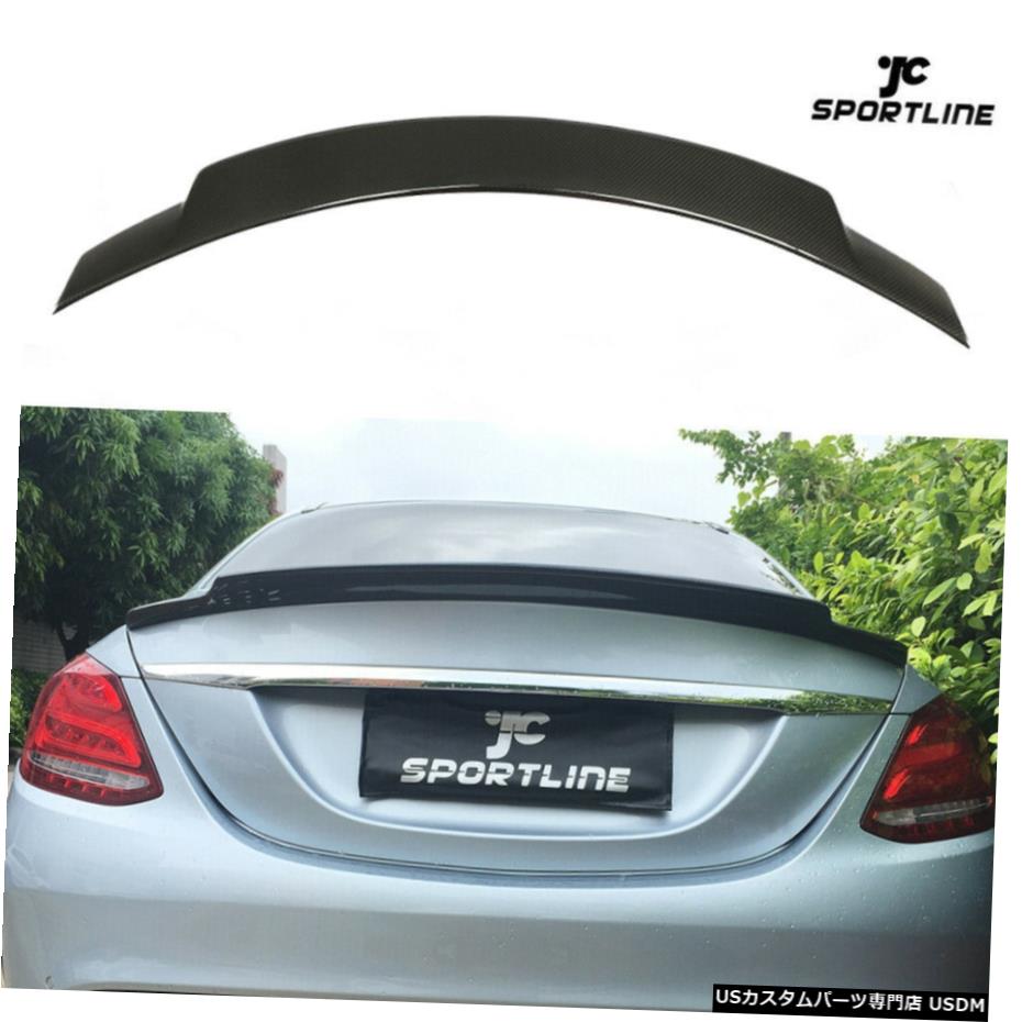 エアロパーツ リアスポイラーウイングブーツについてはベンツW205 C180 C200 C300 C63 AMG 15-19カーボンファイバー Rear Boot Spoiler Wing For Benz W205 C180 C200 C300 C63 AMG 15-19 Carbon Fiber 【並行輸入品】