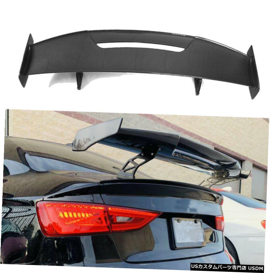 エアロパーツ カーボンファイバーリアスポイラーウイングブーツのためにBMW AUDIベンツフォルクスワーゲン、ホンダすべてのセダン Carbon Fiber Rear Boot Spoiler Wing For BMW AUDI Benz Volkswagen Honda All Sedan 【並行輸入品】