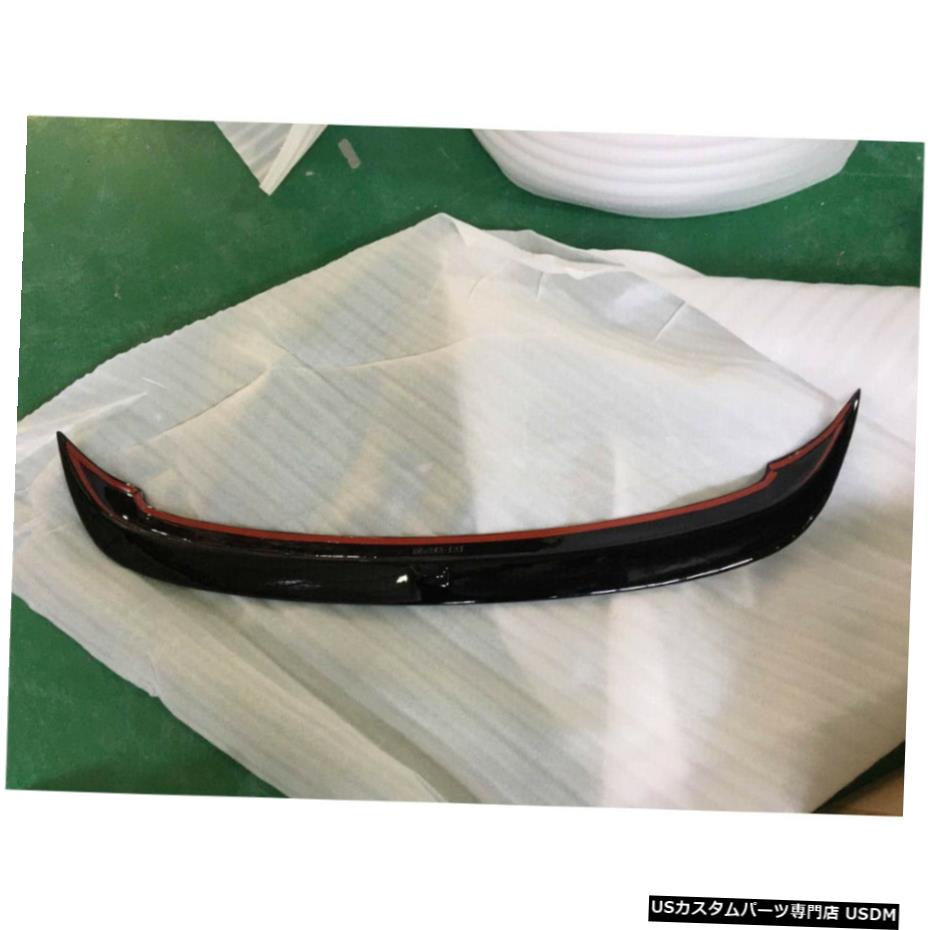 エアロパーツ VWゴルフ6 VI MK6 R20 GTI光沢のある黒のためのグラスファイバーリアルーフスポイラーウイングフィット Fiberglass Rear Roof Spoiler Wing Fit for VW Golf 6 VI MK6 R20 GTI Glossy Black 【並行輸入品】