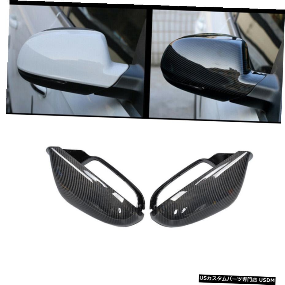 エアロパーツ レーンなしアウディA6 C7 S6 RS6カーボンの交換のためのサイドミラーカバーを支援 Side Mirror Cover for Audi A6 C7 S6 RS6 Carbon Replacement Without lane assist 【並行輸入品】｜カスタムパーツ WORLD倉庫
