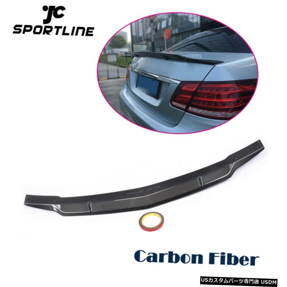 エアロパーツ ベンツW212 E250 E350 E500 E63用カーボンセダンリアトランクスポイラーウイング2010から2015 Carbon Sedan Rear Trunk Spoiler Wing for Benz W212 E250 E350 E500 E63 2010-2015 【並行輸入品】