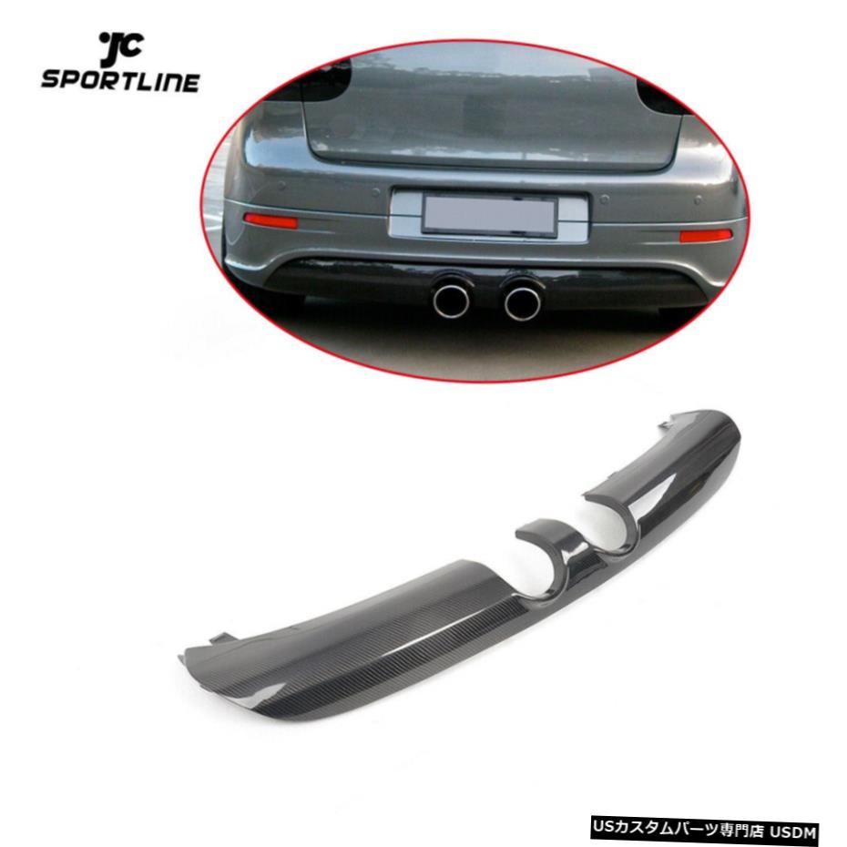エアロパーツ VWフォルクスワーゲンゴルフ5 R32 MK5用カーボンファイバーリアディフューザーバンパーリップフィット05-07 Carbon Fiber Rear diffuser Bumper Lip Fit for VW Volkswagen Golf 5 R32 MK5 05-07 【並行輸入品】