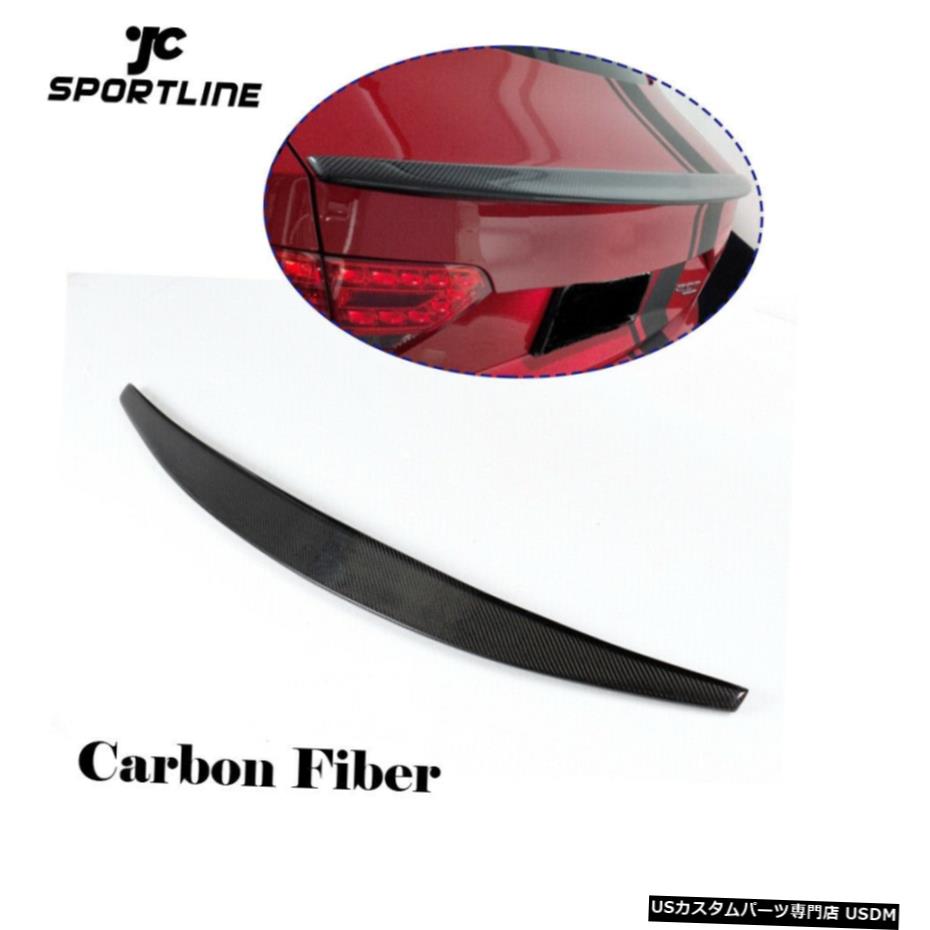 エアロパーツ アウディA5クーペ2D非SLINE用カーボンリアトランクスポイラーリップブートウイングフィット8月15日 Carbon Rear Trunk Spoiler Boot Lip Wing Fit for Audi A5 Coupe 2D Non-Sline 08-15 【並行輸入品】
