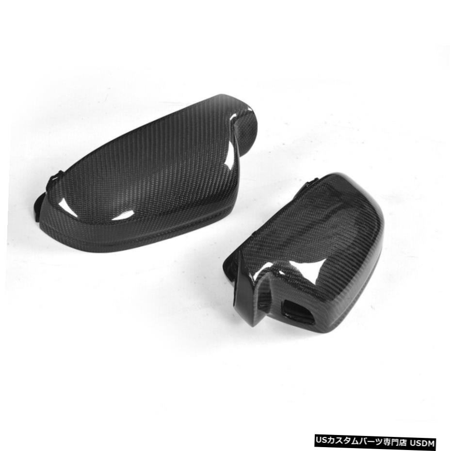 エアロパーツ アウディA4 B8.5 A5炭素繊維の交換W用サイドミラーカバー/レーンアシスト Side Mirror Cover for Audi A4 B8.5 A5 Carbon Fiber Replacement W/ Lane Assist 【並行輸入品】