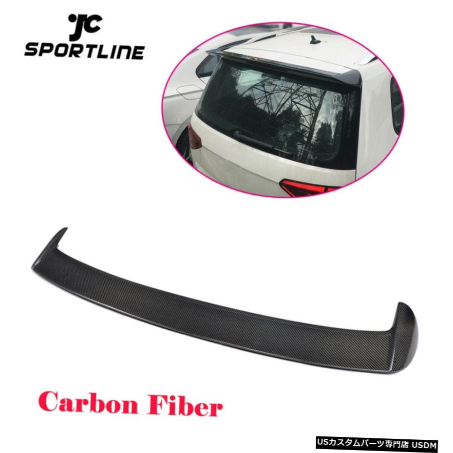 エアロパーツ VWトゥーラン1Tカーボンファイバーオートリアトランクルーフスポイラートップウィングのための適合16-17 Fit for VW Touran 1T Carbon Fiber Auto Rear Trunk Roof Spoiler Top Wing 16-17 【並行輸入品】
