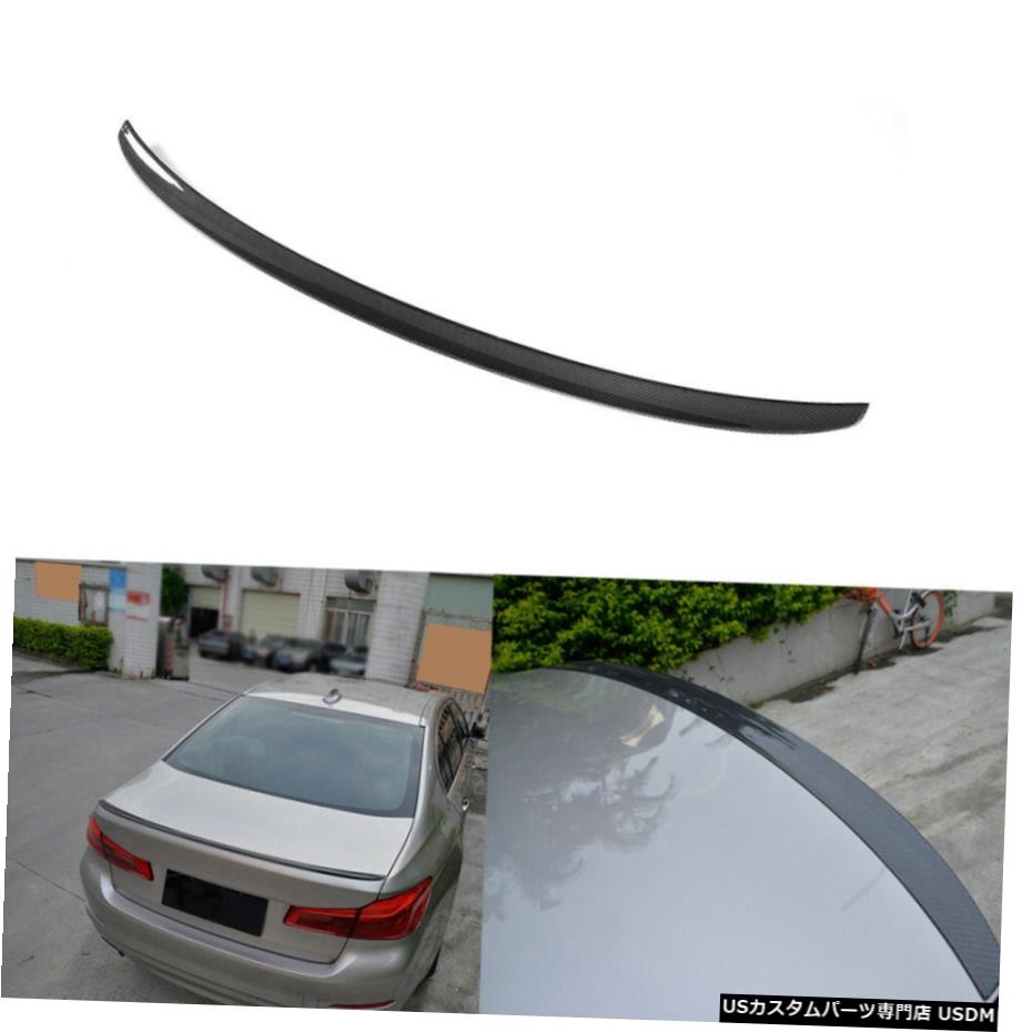 エアロパーツ カーボンファイバーリアトランクリッドスポイラーウイング用BMW G30 G38 530i 540i M5 F90 17-19 Carbon Fiber Rear Trunk Lid Spoiler Wing For BMW G30 G38 530i 540i M5 F90 17-19 【並行輸入品】