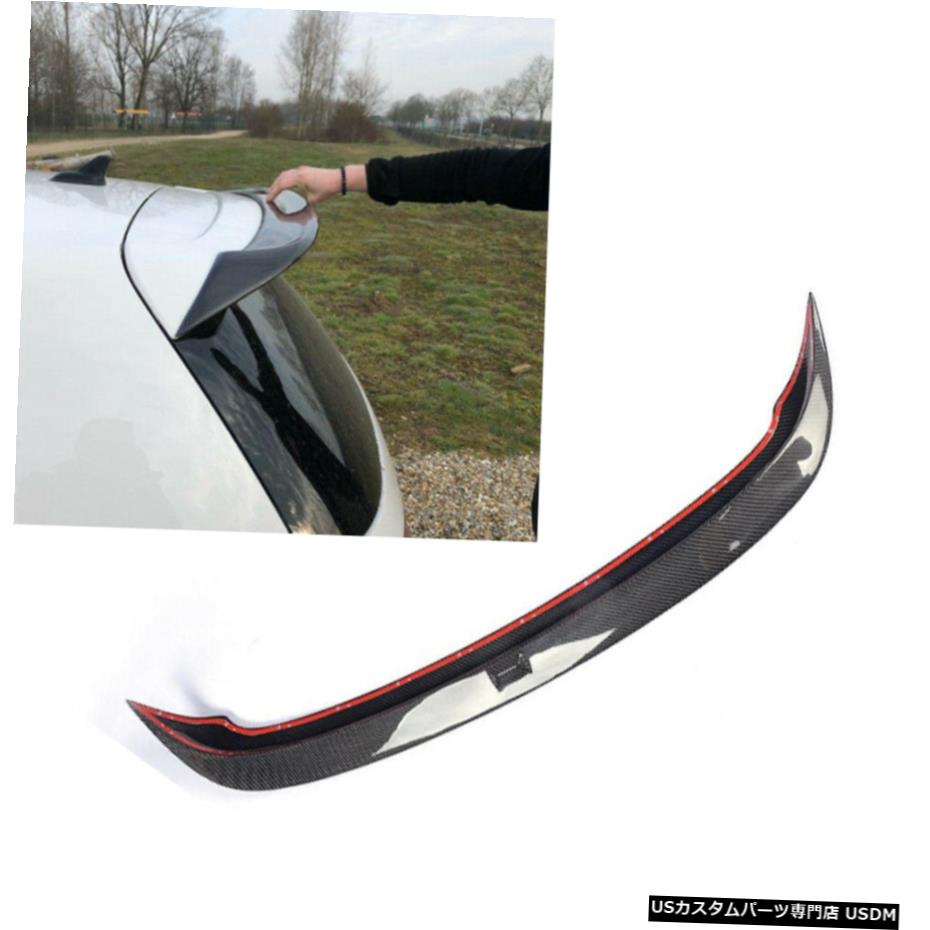 エアロパーツ カーボンファイバーリアルーフスポイラーウイングフィット感のためのフォルクスワーゲンゴルフVI MK6 R20 GTI 10-13 Carbon Fiber Rear Roof Spoiler Wing Fit For Volkswagen Golf VI MK6 R20 GTI 10-13 【並行輸入品】
