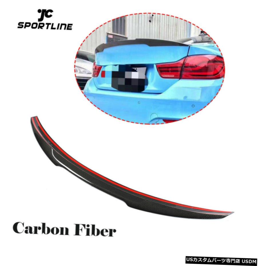 エアロパーツ カーボンファイバーリアトランクスポイラーブートウイング用BMW F82 M4クーペ2014年から2019年修理 Carbon Fiber Rear Trunk Spoiler Boot Wing For BMW F82 M4 Coupe 2014-2019 Refit 【並行輸入品】