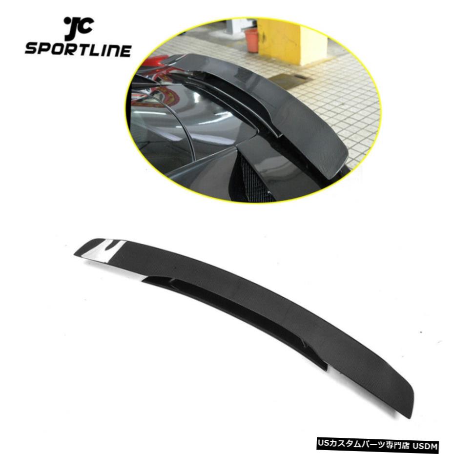 エアロパーツ フェラーリ458クーペ11-13ダブルデッキ用カーボンリアトランクスポイラー修理 Carbon Rear Trunk Spoiler Refit for Ferrari 458 Italia Coupe 11-13 Double-deck 【並行輸入品】
