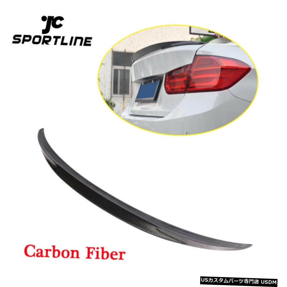 エアロパーツ BMW 3シリーズF30セダン12-17用カーボンファイバーリアトランクスポイラーブートウイングフィット Carbon Fiber Rear Trunk Spoiler Boot Wing fit for BMW 3 Series F30 Sedan 12-17 【並行輸入品】