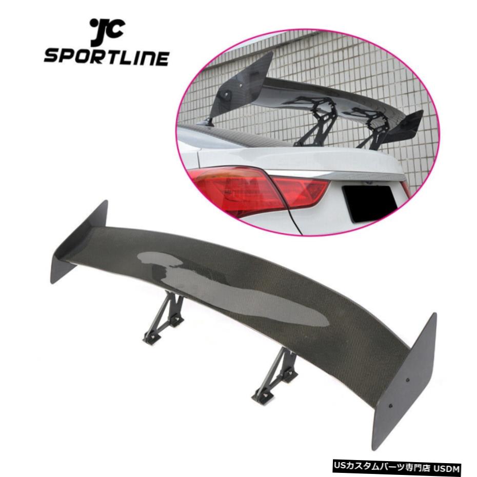 エアロパーツ ベンツBMW VW AUDIホンダトヨタユニバーサル炭素繊維用リアトランクスポイラーウイング Rear Trunk Spoiler Wing for Benz BMW VW AUDI Honda TOYOTA Universal Carbon Fiber 【並行輸入品】