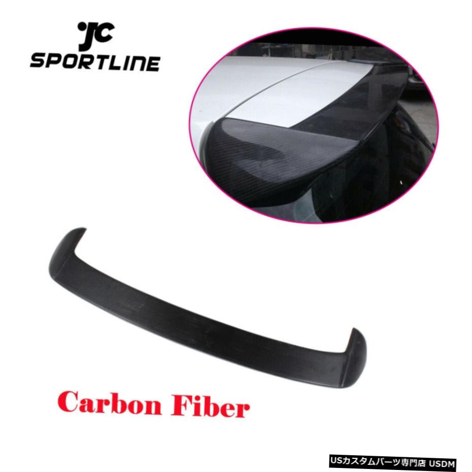 エアロパーツ VWゴルフ6 VI MK6 2010年から2013年のためのカーボンファイバーリアルーフスポイラーリップウイングフィット Carbon Fiber Rear Roof Lip Wing Spoiler Fit for VW Golf 6 VI MK6 2010-2013 【並行輸入品】