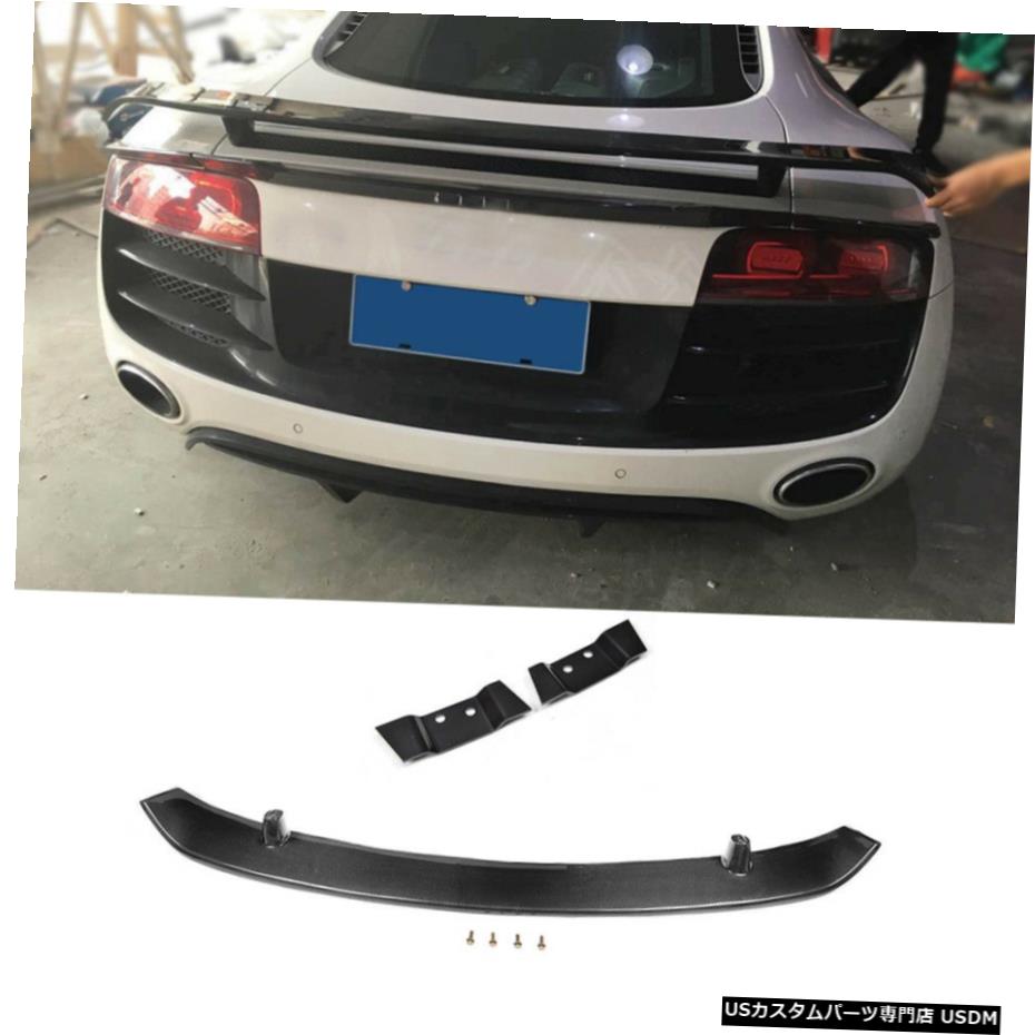 エアロパーツ リアトランクスポイラーレーシングウイング修理のためにアウディr8 Gt V8 V10 08 15カーボンファイバー Rear Trunk Racing Spoiler Wing Refit For Audi R8 Gt V8 V10 08 15 Carbon Fiber Beyondthereturngh Com