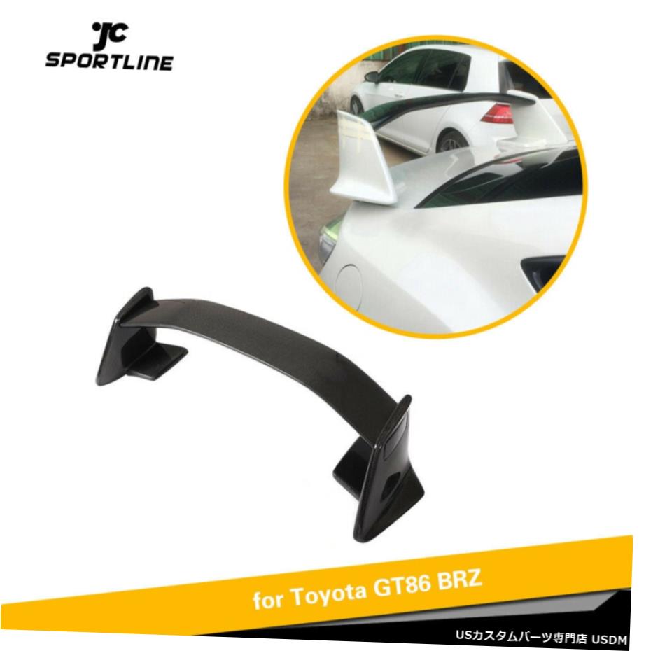 エアロパーツ レーシングリアトランクスポイラーウイングフィット感のためのトヨタGT86スバルBRZベースクーペ2013UP Racing Rear Trunk Spoiler Wing Fit For Toyota GT86 Subaru BRZ Base Coupe 2013UP 【並行輸入品】