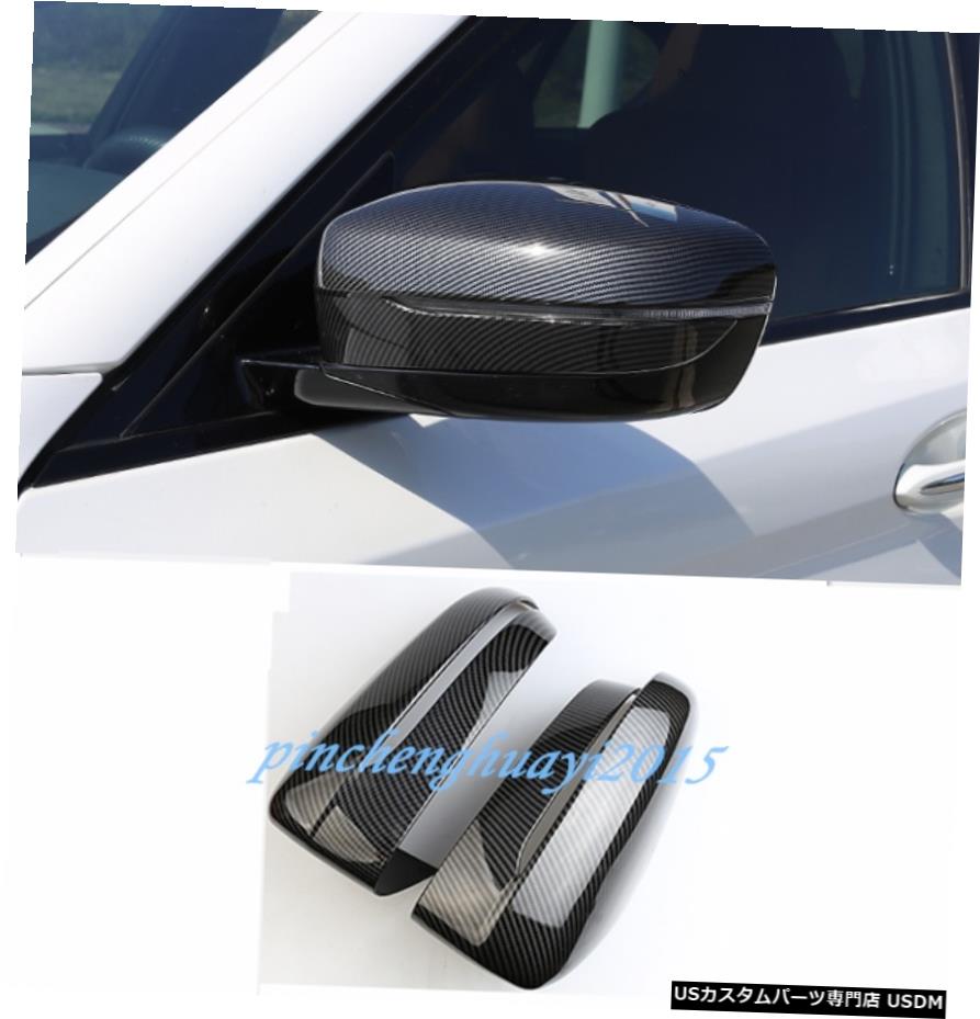 エアロパーツ 2PCSカーボンファイバードアミラーカバーバックトリムのためにBMW 3シリーズG20 2020 2PCS Carbon Fiber Door Rearview Mirror Cover Trim For BMW 3 Series G20 2020 【並行輸入品】