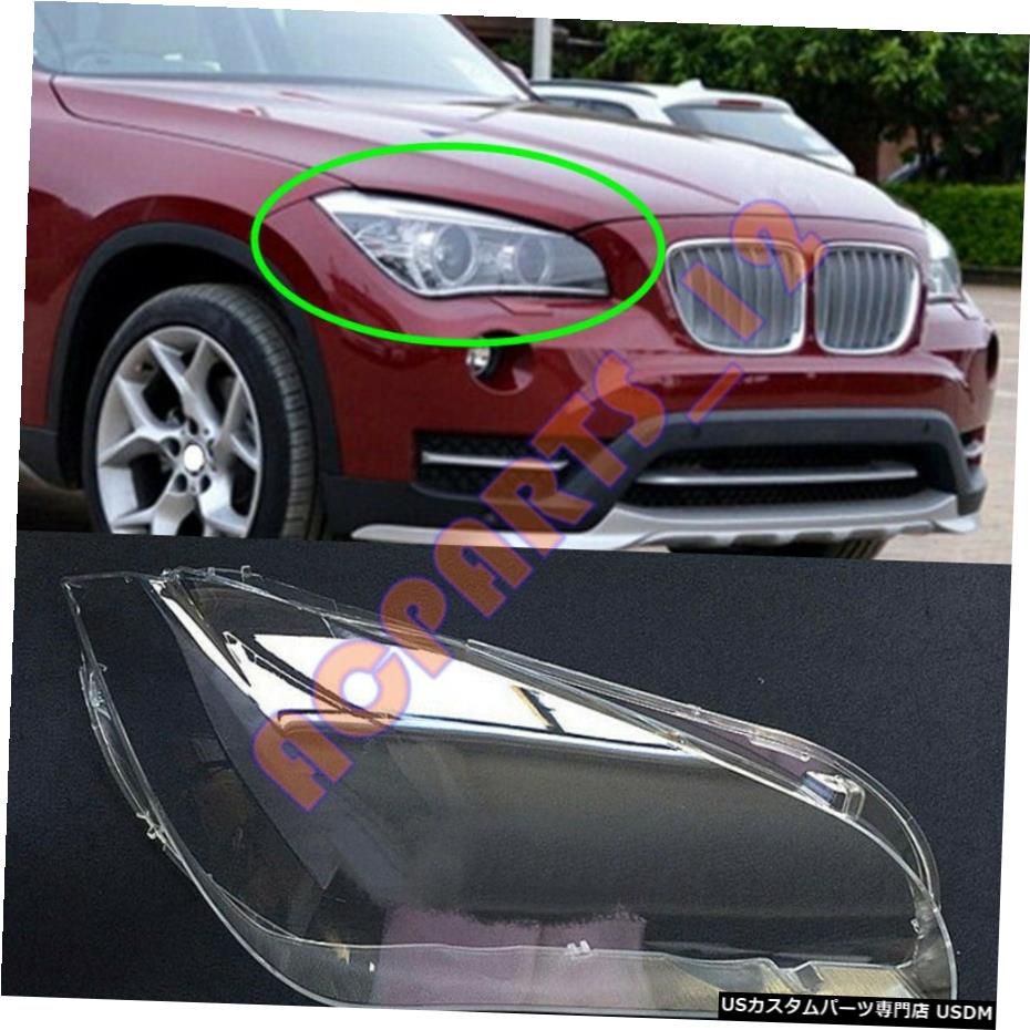 エアロパーツ 接着剤で1PCSのためにBMW X1 E84 2010年から2015年右側ヘッドライトカバーの交換+ 1Pcs For BMW X1 E84 2010-2015 Right Side Headlight Cover Replacement+ With Glue 【並行輸入品】