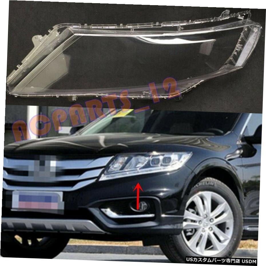 エアロパーツ 左サイドヘッドライトカバーの2010?2012年ホンダ・クロスツアーのための接着剤が付いている透明なPC Left Side Headlight Cover Transparent PC with Glue for Honda Crosstour 2010~2012 【並行輸入品】