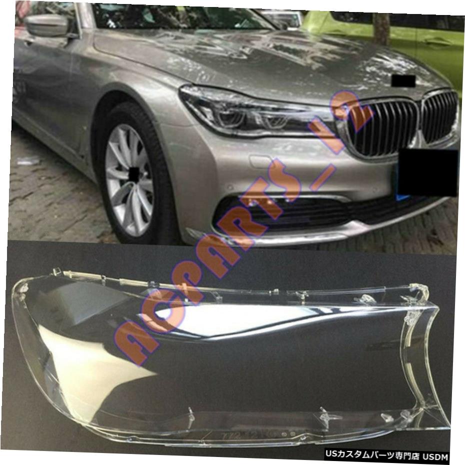 エアロパーツ 1 * BMW 7series G11 G12 2016年から2018年右側ヘッドライトカバーの取り付け+接着剤のために 1*For BMW 7series G11 G12 2016-2018 Right Side Headlight Cover Replacement +Glue 【並行輸入品】