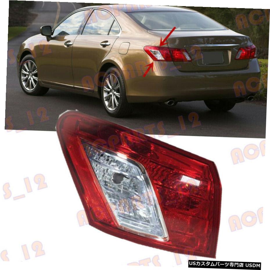 エアロパーツ レクサスES 2006-2009左外側テールライトブレーキライトを除く電球用 For Lexus ES 2006-2009 Left Outer Side Tail Light Brake Light Excluding Bulb 【並行輸入品】