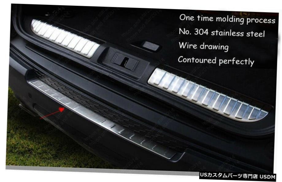 エアロパーツ リアバンパープロテクターシルプレートカバーガードは、レンジローバースポーツ14-18のために合います Rear Bumper Protector Sill Plate Cover Guard fit for Range Rover Sport 14-18 【並行輸入品】