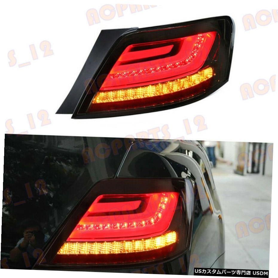 エアロパーツ トヨタマークX 2005-09スモークブラックLEDテールライトブレーキライト組立用 For Toyota Mark X 2005-09 Smoked Black LED Tail Light Brake Light Assembly 【並行輸入品】
