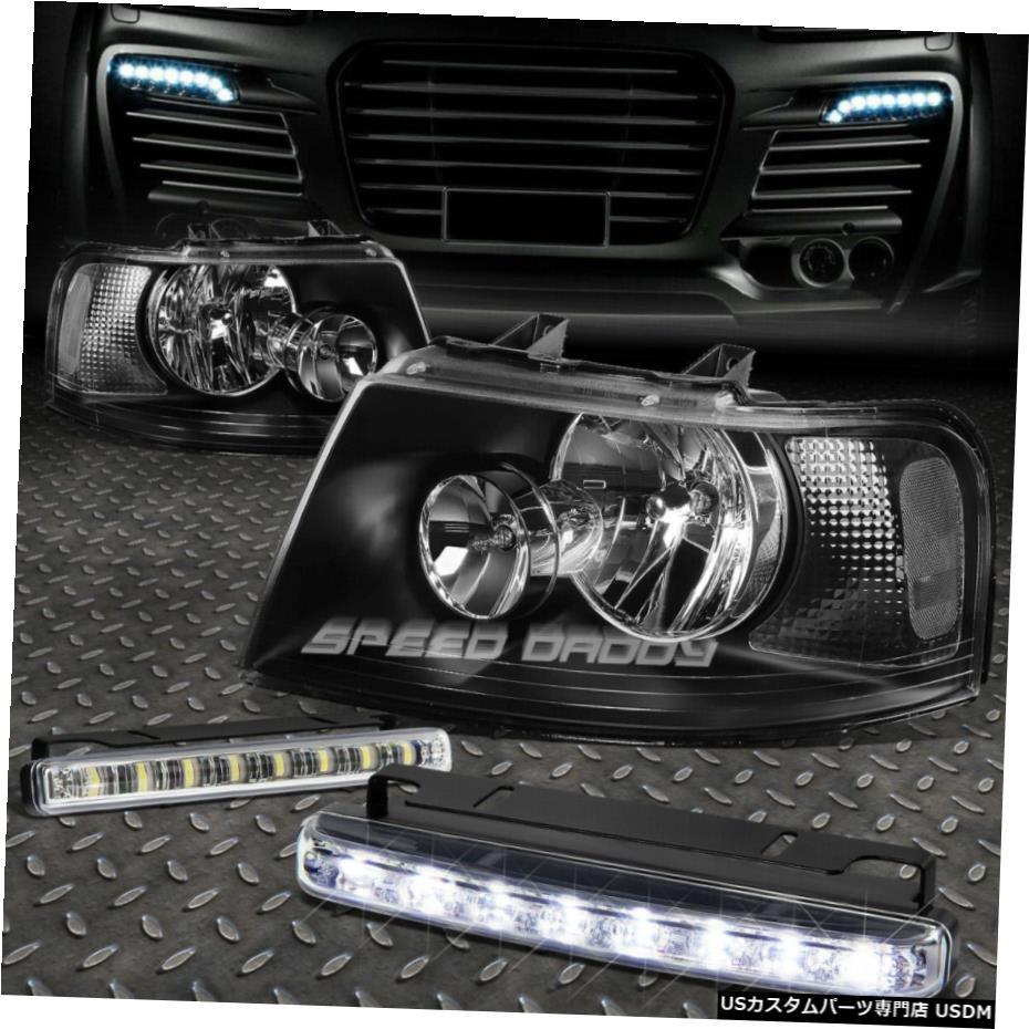 料理店 Black Housingヘッドライト Clear Corner 03 06 Ford U222 For 8 Led Grill Fog Light Black Housing Headlight Clear Corner 8 Led Grill Fog Light For 03 06 Ford U222 Thebiggreenfest Com