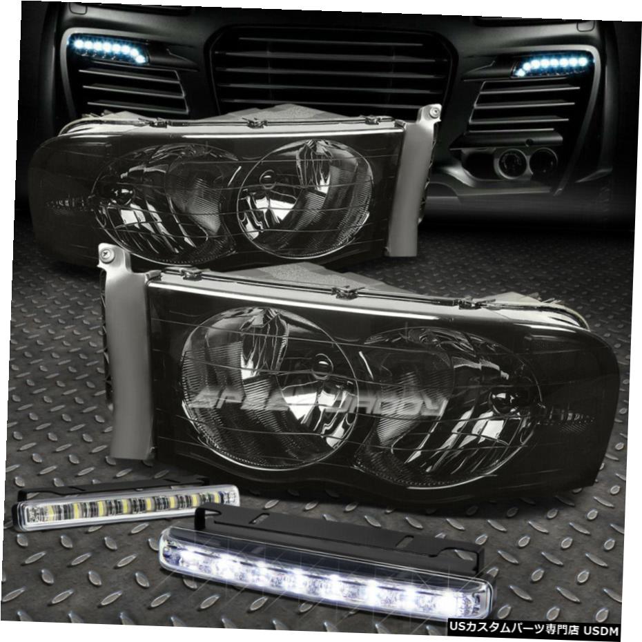 飲食店 02 05 Ramの拾集にスモークレンズヘッドライトclear Corner 8 Led Grill Fog Light Smoked Lens Headlight Clear Corner 8 Led Grill Fog Light For 02 05 Ram Pickup Newbyresnursery Com