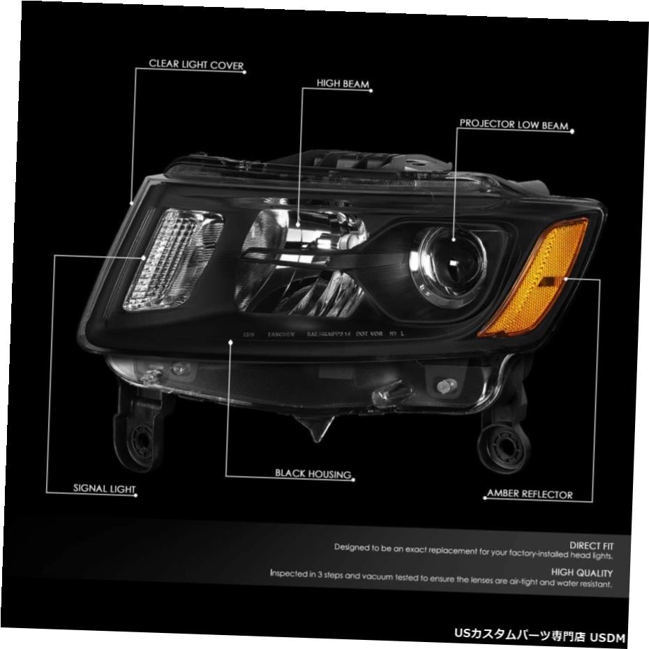 割烹店 14 16 Jeep Grand Cherokee Pairプロジェクターヘッドランプlamp フロントバンパーグリルfor For 14 16 Jeep Grand Cherokee Pair Projector Headlight Lamp Front Bumper Grille Birdtheartist Co Uk