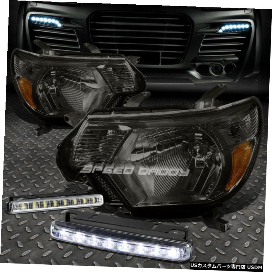 グリル スモークhousingヘッドライト Amber Corner 12 15 Tacoma For 8 Led Grill Fog Light Smoked Housing Headlight Amber Corner 8 Led Grill Fog Light For 12 15 Tacoma Voli Me