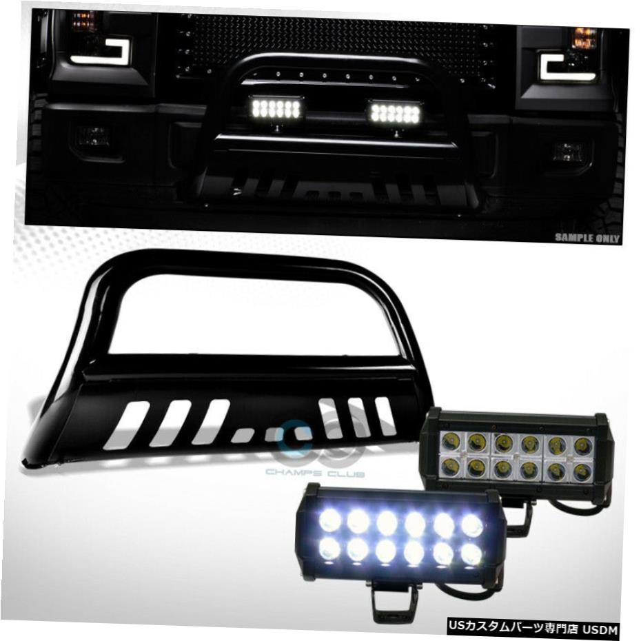 パーツ Led Grill店車用品 バイク用品 Blk Grill Bumper 1500 09 18 36w Blkブルバーバンパーグリルガード Fog Dodge グリル Bar Ram Fit Ledフォグライトを取り付け Guard 36w 外装 エアロパーツ 車用品 Bull 9月18日ダッジラム1500 Lights World倉庫