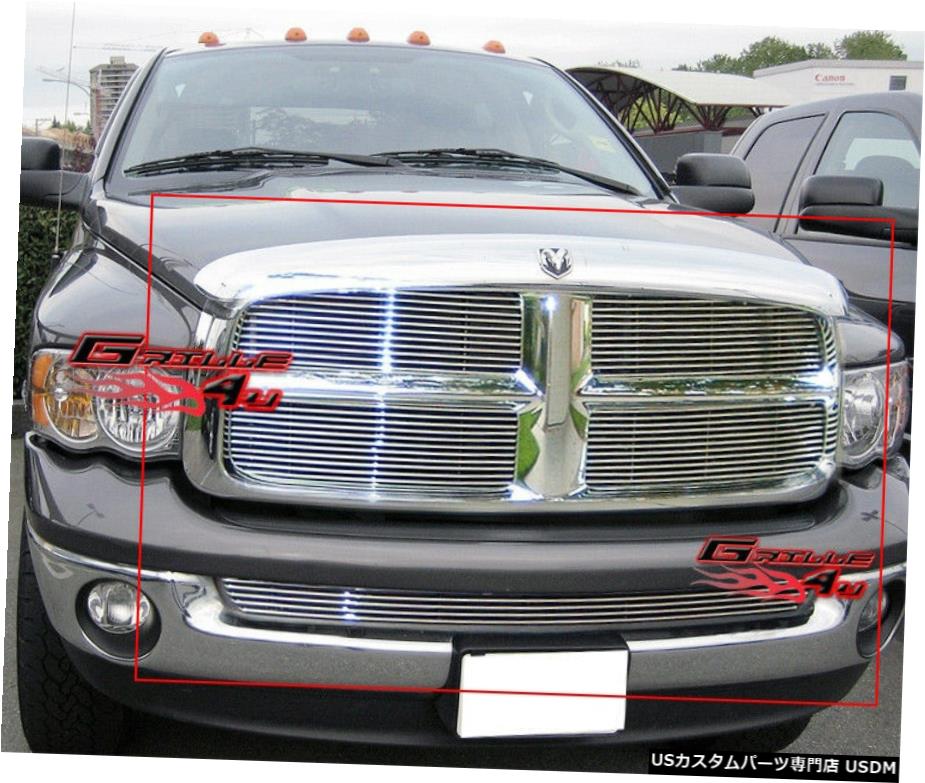 食べ物屋 Fits 02 05ダッジラムビレットグリルコンボ差し入れ Fits 02 05 Dodge Ram Billet Grille Combo Insert Grammyscookiejar Com