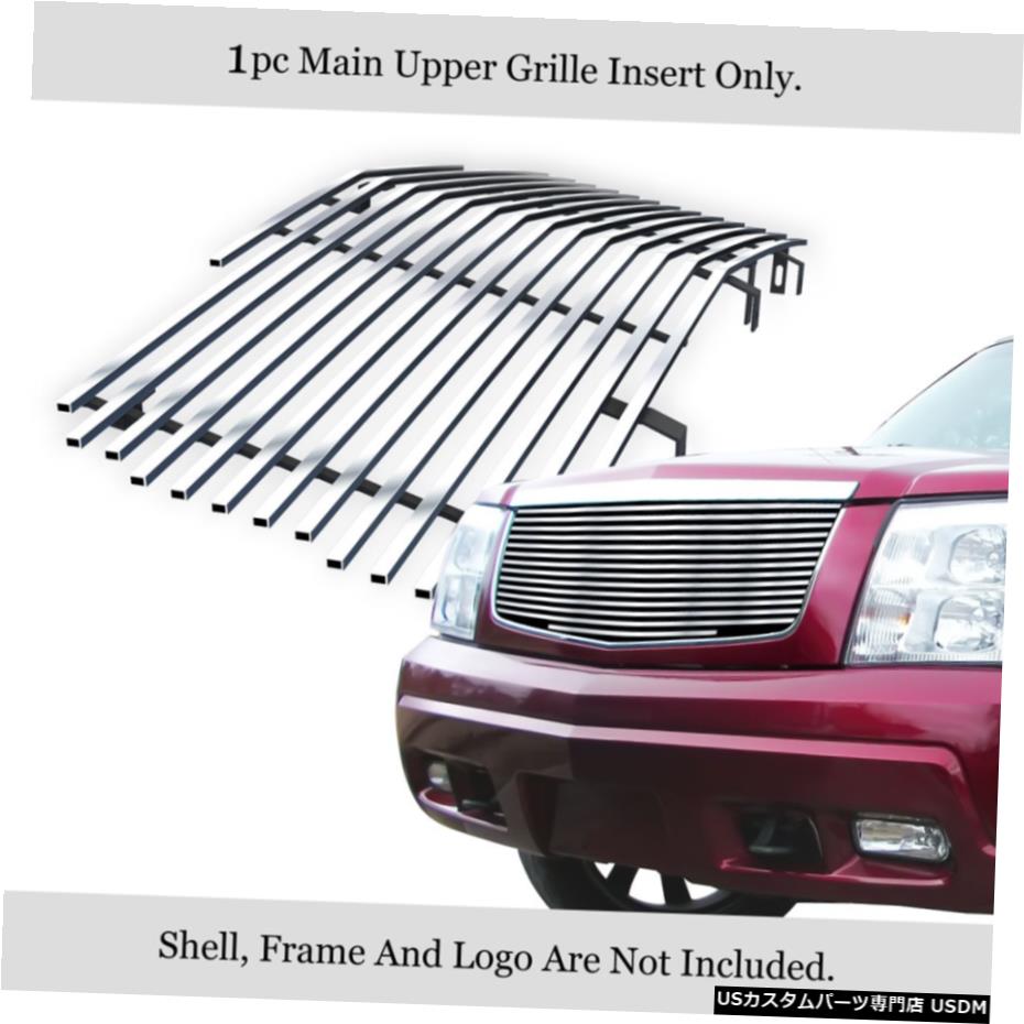 グリル Fits 02 06キャデラックエスカレード Ext Esvアッパーステンレスシルバービレットグリル Fits 02 06 Cadillac Escalade Ext Esv Upper Stainless Silver Billet Grille Voli Me