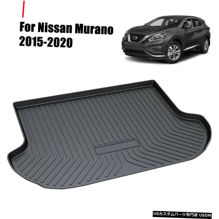 Floor Mat 日産ムラーノ2015-2020用カーリアトランクカーゴマットブーツライナートレイフロアマット Car Rear Trunk Cargo Mats Boot Liner Tray Floor Mat for Nissan Murano 2015-2020 【並行輸入品】