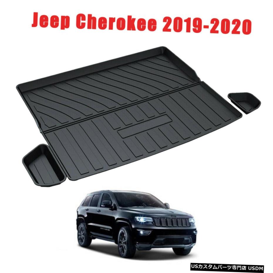 Floor Mat ジープCherkoee2019-2020用リアライナーカーゴマットトランクTPO保護フロアマット Rear Liner Cargo Mat Trunk TPO Protection Floor Mats for Jeep Cherkoee 2019-2020 【並行輸入品】