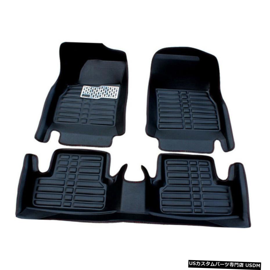 Floor Mat 車のフロアマットはフォードエスケープ2015-2019カーペットパッド防水オートマットに適合 Car Floor Mats Fits for Ford Escape 2015-2019 Carpets Pad Waterproof Auto Mat 【並行輸入品】