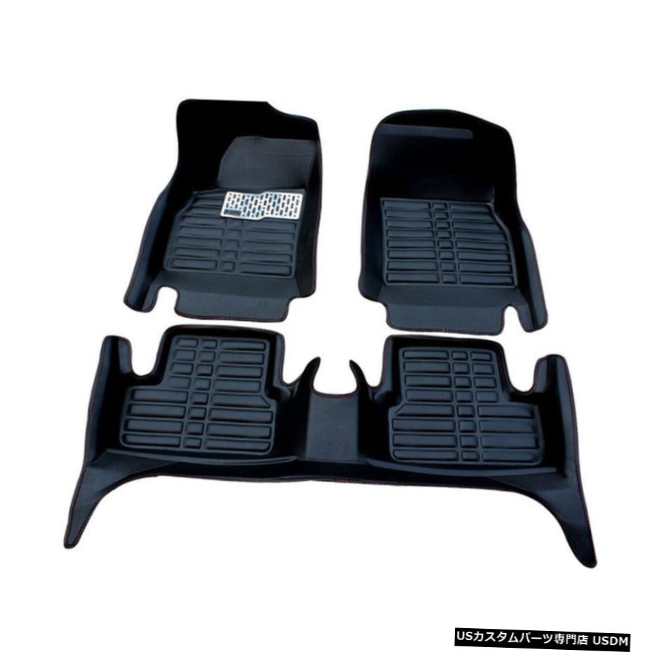 Floor Mat シボレーエクイノックス2018-2019カーフロアマットフロント＆リアライナー防水マット用 For Chevrolet Equinox 2018-2019 Car Floor Mats Front & Rear Liner Waterproof Mat 【並行輸入品】