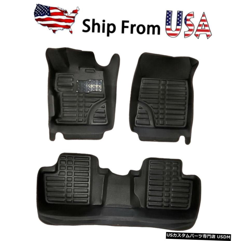 Floor Mat ホンダシビック2012-2015用カーフロアマットライナー防水オートカーペットマットパッド Car Floor Mat Liner Waterproof Auto Carpets Mat Pad for Honda Civic 2012-2015 【並行輸入品】