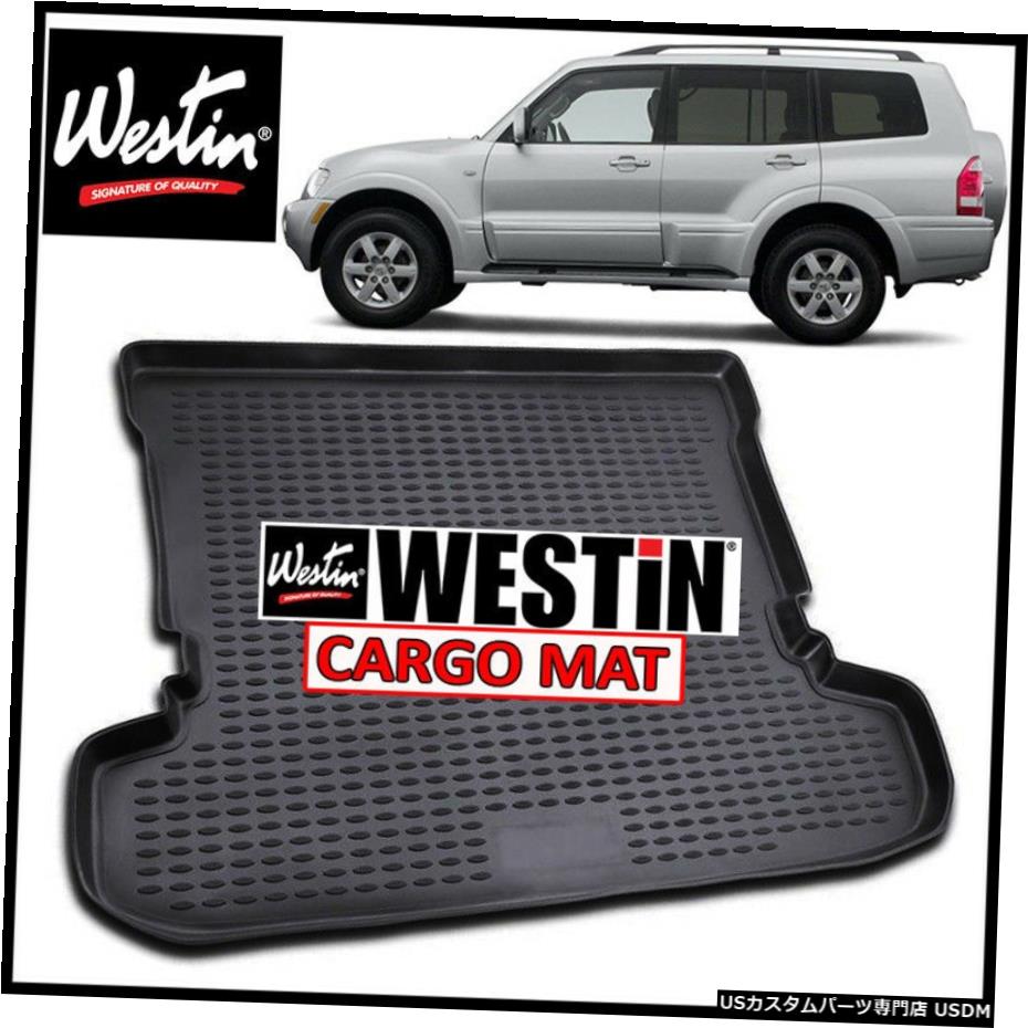 Floor Mat ウェスティンプロファイルカーゴフロアライナーマットは1999-2006年に適合三菱モンテロBLACK Westin Profile Cargo Floor Liner Mat fits 1999-2006 Mitsubishi Montero BLACK 【並行輸入品】