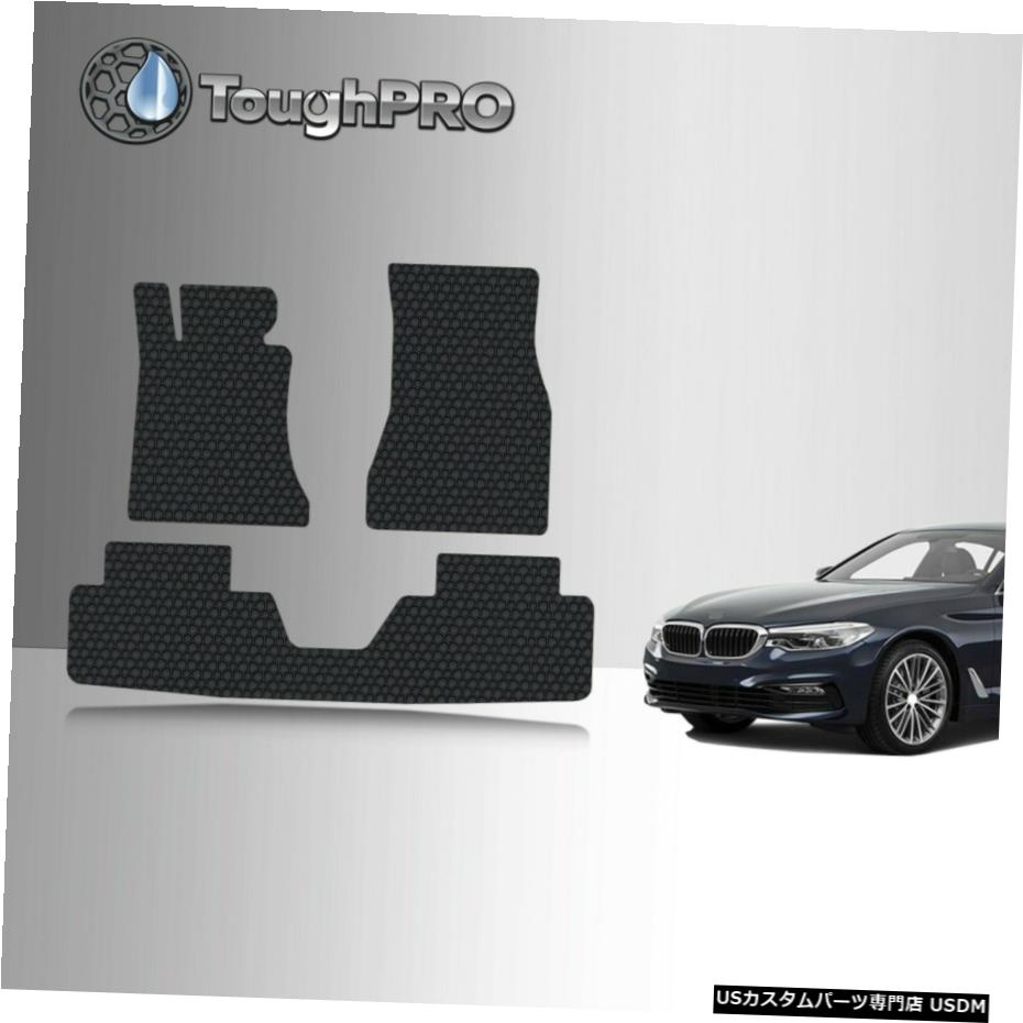 Floor Mat BMW5シリーズ全天候型カスタムフィット2017-2021用ToughPROフロアマットブラック ToughPRO Floor Mats Black For BMW 5 Series All Weather Custom Fit 2017-2021 【並行輸入品】
