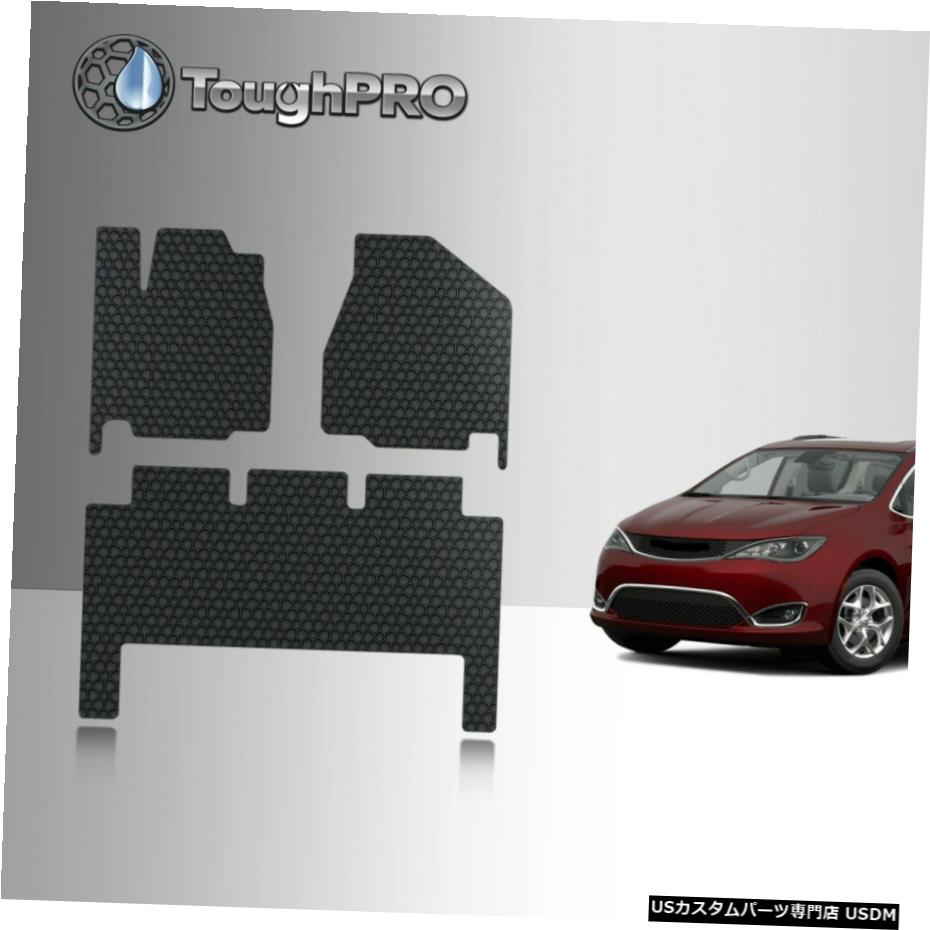 Floor Mat ToughPROフロアマットブラッククライスラーパシフィカオールウェザーカスタムフィット2017-2021 ToughPRO Floor Mats Black For Chrysler Pacifica All Weather Custom Fit 2017-2021 【並行輸入品】