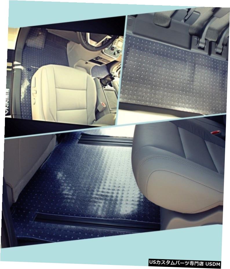 Floor Mat Purematsヘビーデューティクリスタルクリアフロアマット2011-2020トヨタシエナに適合 Puremats Heavy Duty Crystal Clear Floor Mats Fit For 2011-2020 Toyota Sienna 【並行輸入品】
